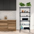 thumbnail image 6 of YSSOA 6-Tier Storage Shelving Units with Wheels, 30 "D x 14" W x 65 "H, 6 of 9