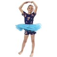 thumbnail image 2 of BellaSous Mock Pancake Tutu para Pascua, vestidos de primavera, disfraces de Halloween, tutú de princesa y ballet, recitales de baile o carrera divertida (talla única, azul pavo real) BellaSous 421-PB-OS, 2 of 2