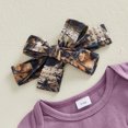 thumbnail image 6 of BemeyourBBs Newborn Baby Hunting Deer Outfit Infant Baby Girl Spring Fall Winter Outfit Long Sleeve Romper Jungle Camouflage Pants Headband 3Pcs Set, 6 of 10