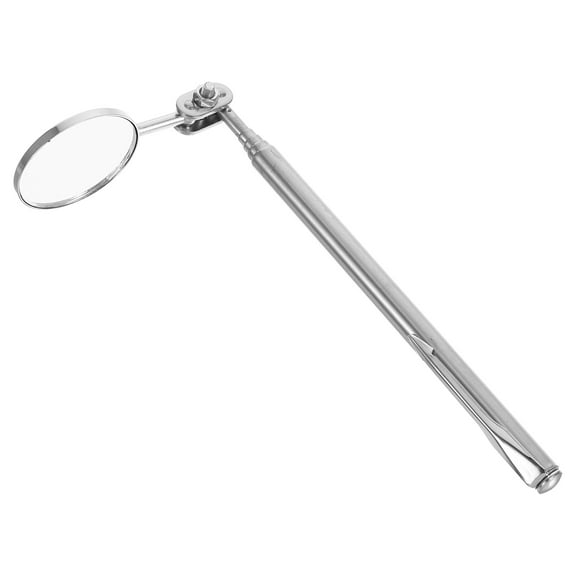 Round Telescoping Inspection Mirror 30mm Mini Swivel Mirror for Mechanics Stainless Steel Extendable Tool for Observation