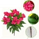 thumbnail image 3 of Decoraciones para San Valentín, adornos para San Valentín, regalos para San Valentín, decoraciones navideñas, flores artificiales de azalea e impatiens de 5 cabezas, flores artificiales de plástico., 3 of 5