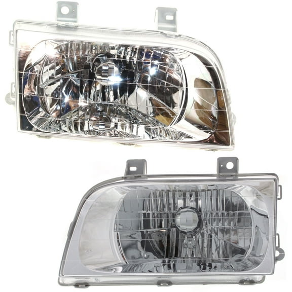 Garage-Pro Driver and Passenger Side Headlight for Kia Sportage Base EX Limited 1998-2002 Halogen With bulb(s) Replaces# 0K08A51040B 0K08A51030B