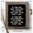 thumbnail image 2 of Motivational Wall Art - Office Wall Art & Decor Motivational poster - Positive Quotes Wall Decor - Encouragement Gifts - Positive Sayings for Wall Decor - Entrepreneur Wall Art - Inspirational Quotes, 2 of 4