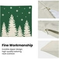 thumbnail image 6 of Christmas Pillow Covers 20x20 Inch Set of 2 Sage Green White Christmas Tree Snowflakes Decor Throw Pillows Winter Xmas Holiday Outdoor Cushion Cases for Couch Bed Decorations, 6 of 6