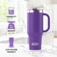 thumbnail image 2 of Vaso Greens Steel Beast, acero inoxidable, 1250 ml, color morado oscuro, 2 of 6