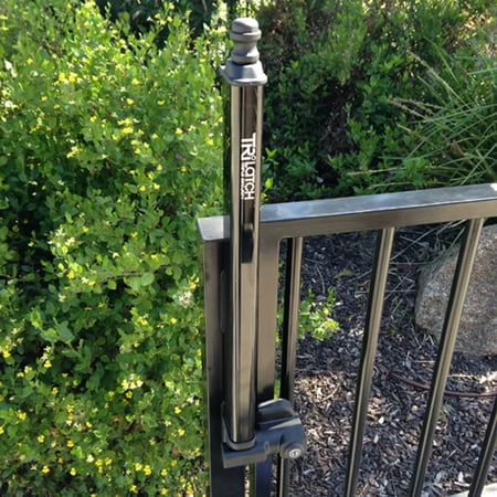 pool gate latch swimming safety safetech sl lockable tri hinges fence closing self