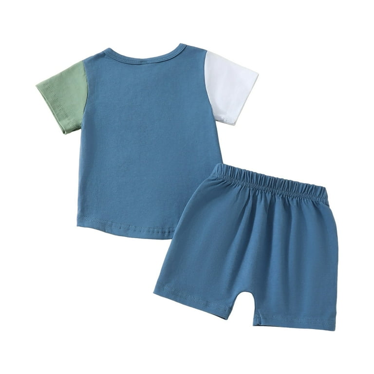 yocbz Boys 2 Piece Short Set Toddler Baby Boy Summer Outfit Short