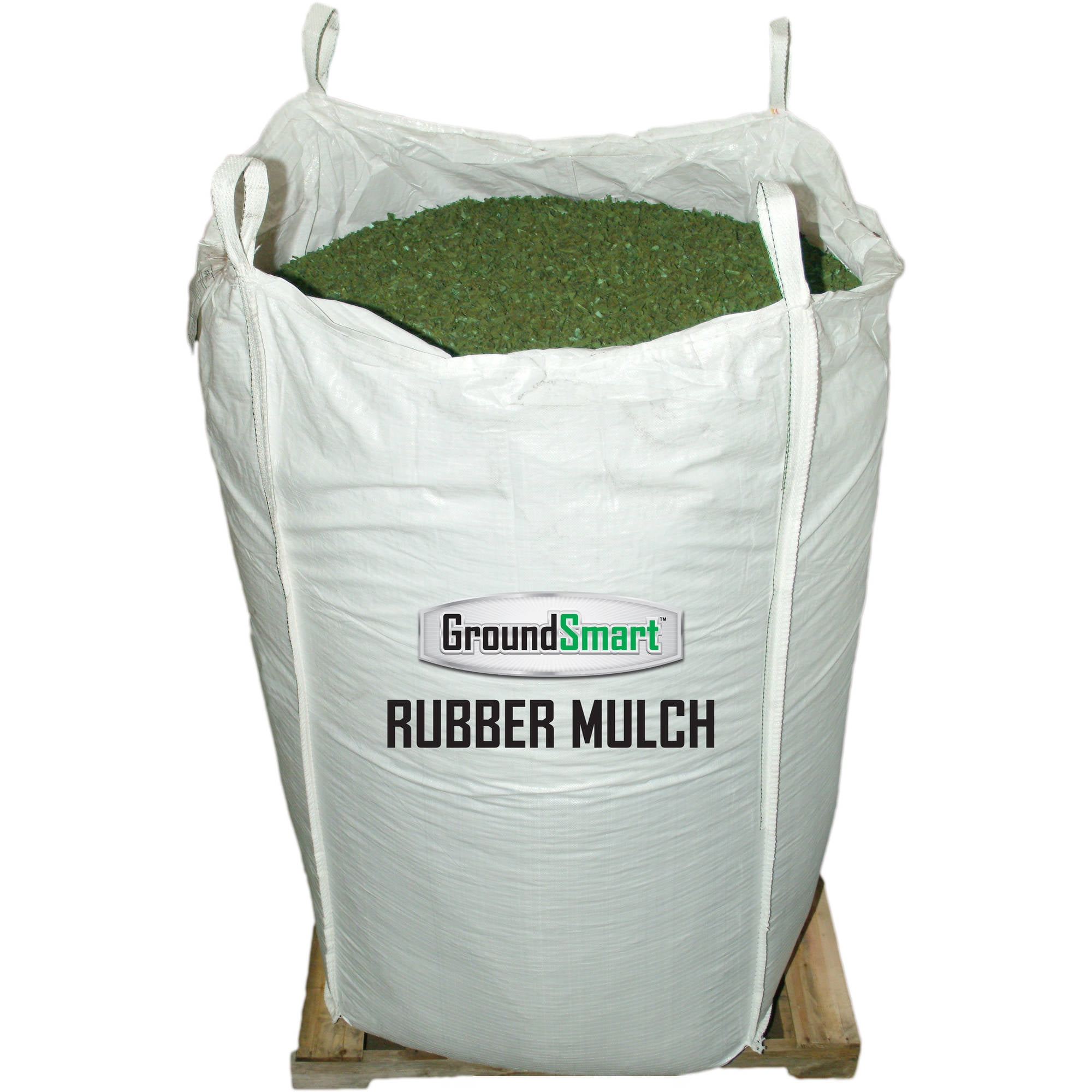 GroundSmart™ Green Rubber Mulch 38.5 cu ft super sack