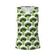 thumbnail image 4 of Haiem Cute Broccoli Workout Tank Tops for Women, Athletic Sports Slim-Fit Tank Tops, Compression Sleeveless Dry Fit Shirts,Athletic Shirt-Small, 4 of 9