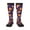 3 Black, variant on Candy Corn (2) print thigh-high socks, crafted for both men and women with a stretchy, high-opaque design perfect for daily wear