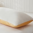 thumbnail image 6 of Move Over White Yellow Reversible Body Pillow Cover Soft Washed Microfiber Long Body Pillowcase 20*54 inch, 1 Pack, 6 of 8