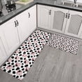 thumbnail image 2 of White Cow Bow Pattern Kitchen Rugs Sets Of 2,Anti Fatigue Kitchen Mat Rugs Non Slip Washable,Decorative Kitchen Floor Mats for Kitchen,Sink,Laundry,17"x30"+17"x47", 2 of 7