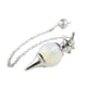 thumbnail image 1 of Guardurnaity Colgante de cono de ágata natural Amplia aplicación Colgantes hermosos y elegantes hechos con ágata Ropa, zapatos y accesorios Miscelánea blanco, 1 of 6
