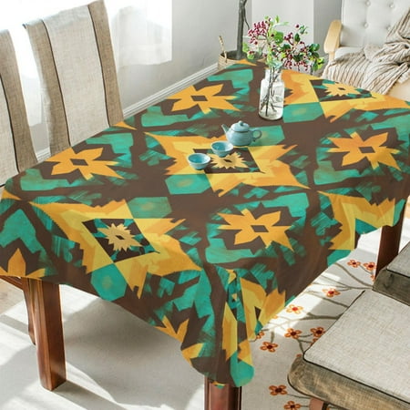 

Yayeee Tablecloths for Rectangular Tables 54 x 54 inch Party Table Cover Geometric Patterns