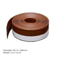 thumbnail image 2 of WRISTBIQUE Sealing Strip Para Puertas De Silicona Café Resistente A Viento Y Ruido, 2 of 7