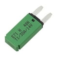 thumbnail image 2 of Mini Disjoncteur Lame Fusible Réinitialisation Automatique 30A Voiture Navire 12V 24V Vert, 2 of 8