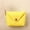 Yellow, variant on 2025 New Items Savings Up to 50% off Clear! Coin Purse Solid Candy Color Buckle Student Change Purse For Men Women - Orange