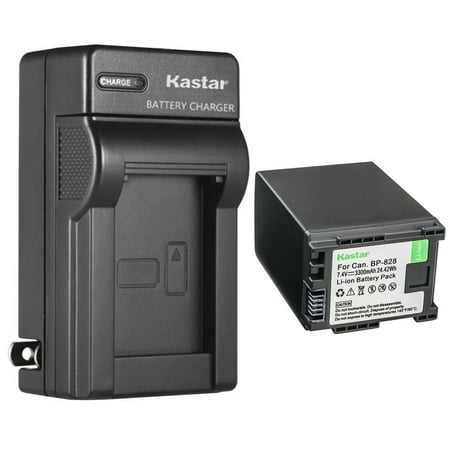 Kastar 1-Pack Battery and AC Wall Charger Replacement for Canon XA25 XA30 XA35 XA40 XA45 XA50 XA55 VIXIA HF G21 VIXIA HF G30 VIXIA HF G40 VIXIA HF G50 UHD 4K VIXIA HF G60 VIXIA GX10 Camera