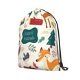 thumbnail image 2 of XMXT Unisex Drawstring Backpack for Women Men, Forest Cute Animals Waterproof Gym Bag String Bags for Shopping Sport Travel, m, 2 of 8