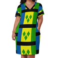 thumbnail image 3 of Saint Vincent and The Grenadines Loose Pocket Dress dresses for women 2025 summer woman dress 2025, 3 of 7