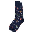 thumbnail image 3 of MeMoi Men's Hot Cocoa Bamboo Crew Socks - Mens - Male, 10-13, Navy, 3 of 3