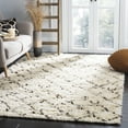 thumbnail image 2 of SAFAVIEH Kenya Alaia Geometric Area Rug, Ivory/Dark Brown, 9' x 12', 2 of 10