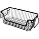 thumbnail image 1 of Cesta de almacenamiento de alambre de metal, cesta organizadora para baño, organizador de refrigerios con asas, 1 of 6