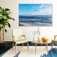 thumbnail image 2 of IDEA4WALL Coastal Canvas Wall Art Blue Water in the Ocean Canvas Prints Modern Home Wall Decor - 24x36 inches, 2 of 4