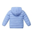 thumbnail image 3 of Eltusu Toddler Boys Puffer Jackets, Zip up Windproof Thermal Hooded Winter Outerwear Blue Size 4-5 T, 3 of 3
