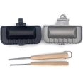 thumbnail image 1 of Removable Toasted Sandwich Maker, Hot Dog Toaster, Double-Sided Sandwich Baking Pan, Hand Toaster Sandwich Maker, Non-Stick Grill Cheese Maker, With R, 1 of 5