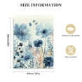 thumbnail image 2 of ARISTURING  Abstract Flower Painting Wall Art: Modern Blue Floral Transparent Watercolor Artwork Print on canvas for Bathroom Decor, 2 of 5