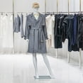 thumbnail image 3 of Kinbor 69Inch Full Body Female Mannequin Dress Form Adjustable with Metal Base for Retail Clothing Shops White, 3 of 10