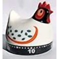 thumbnail image 3 of Cosa Nova White Chicken Kitchen Timer, 3 of 4