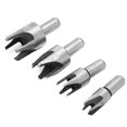 thumbnail image 4 of 4 piezas 45# Brocas de espiga de acero al carbono, tapón de madera, broca de corcho, herramienta cortadora de tapones, 4 of 10