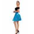 thumbnail image 4 of Xuapaodt INC Women's Sexy Off-The-Shoulder Long Sleeve Slim Fit Stretchy Blouses, 4 of 5
