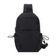 thumbnail image 1 of Anti de ea hombro Crossbody impermeable del pecho con USB puerto de carga ligero Casual Daypack, 1 of 9