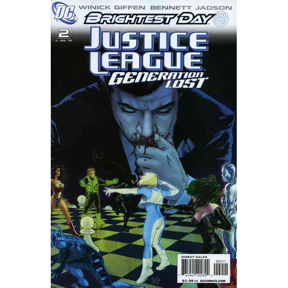 Justice League Generation Lost #2 VF ; DC Comic Book