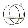 thumbnail image 2 of Decorative Storage Rack Hollow-out Wrought Iron Nordic Style Storage Organizer Home Decor, 2 of 8