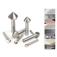 thumbnail image 3 of 4.5-50mm 3 Flute 90 Degree HSS Countersink Chamfering Tool Drill Bits Chamfer, 3 of 4