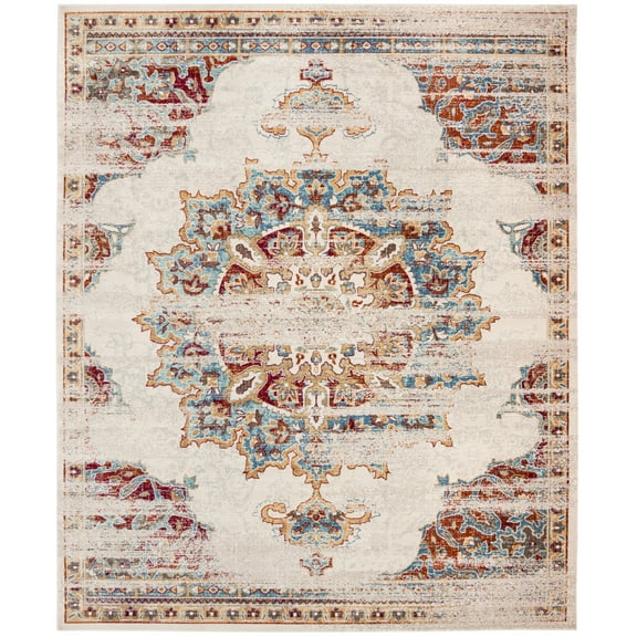 SAFAVIEH Aria Emmerson Oriental Area Rug, Cream/Red, 8' x 10'