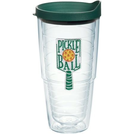 

Tervis Pickleball Made in USA Double Walled Insulated Tumbler Travel Cup Keeps Drinks Cold & Hot 24oz Classic