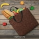 thumbnail image 5 of Easygdp Dark Brown Glitter Bolsa Tote para Mujer, Bolso de Hombro para Trabajo, Playa, Viajes, Compras y Supermercado, 5 of 7