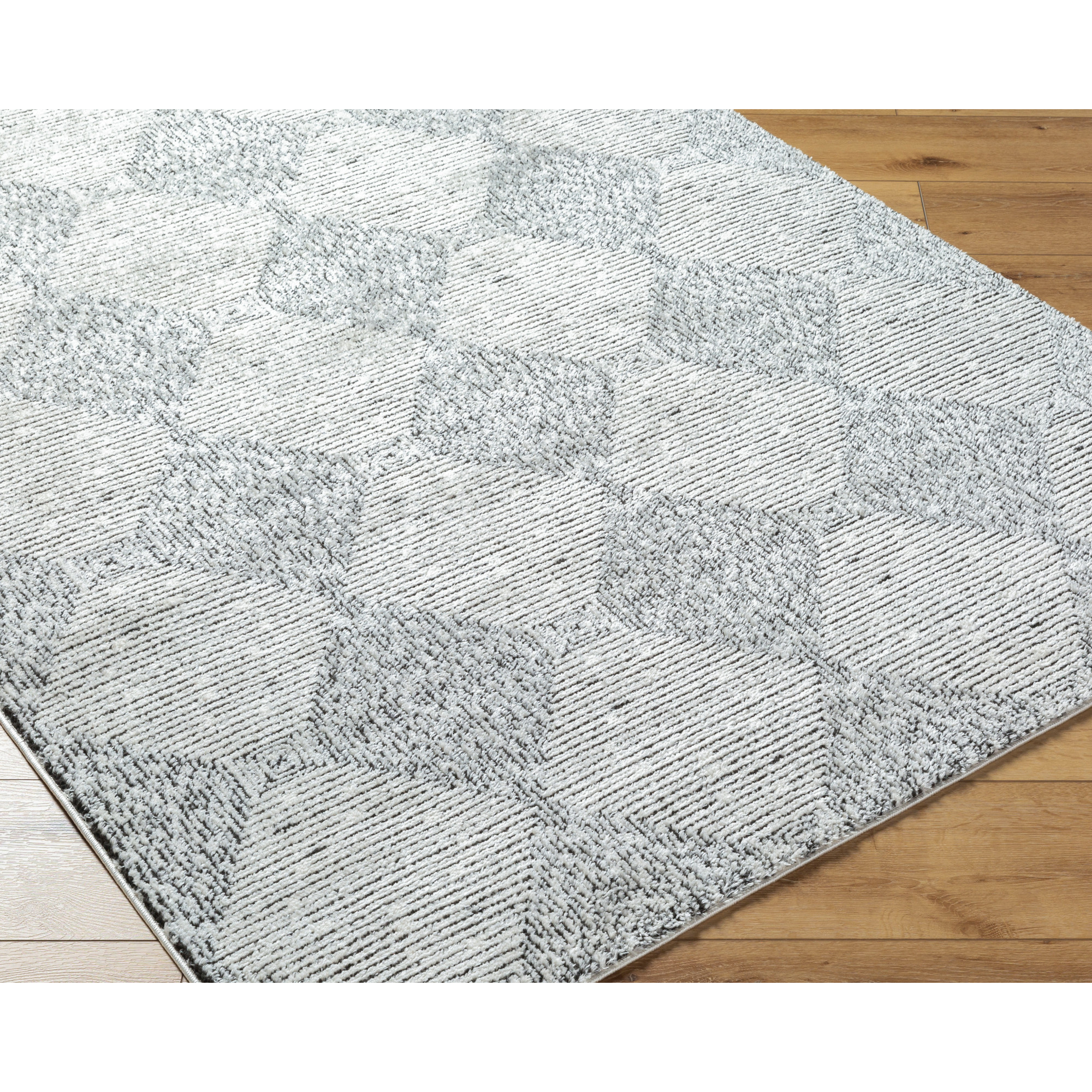 Artistic Wavers Freud Area Rug, 9'2" x 12', Black/Ivory