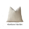 thumbnail image 3 of SLYNSHome Textured Throw Pillow Covers Square Decorative Cushion Cover Cozy Farmhouse Pillow Case for Couch Sofa Bed, 3 of 7