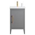 thumbnail image 4 of Vanity Art 20” Single Sink Bathroom Vanity Cabinet with Ceramic Countertop, 4 of 8