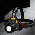 thumbnail image 2 of Sensor LED Head Lamp Rotary Zoom USB Charging Head Torch Strong Light Outdoor Flashlight Headlamp with Battery, 2 of 5