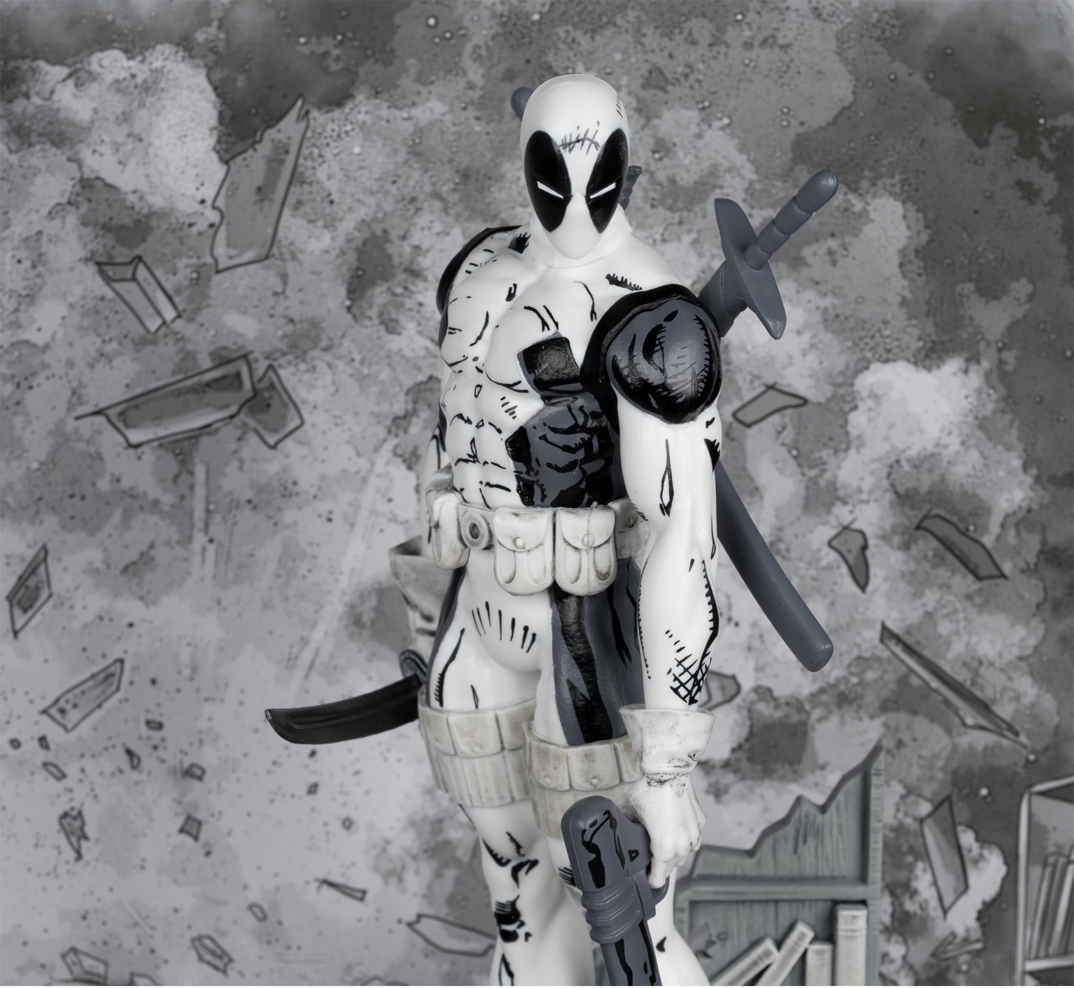 McFarlane Toys: Gold Label - The New Mutants #98 - Marvel Collection - 1:10 Deadpool (LINE ART)