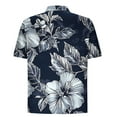 thumbnail image 4 of Jjayotai Mens George Tee Shirts, Men's Casual Shirts, Short Sleeve Vintage Bowling Shirt, Summer Button Up Top, Mens Hawaiian Shirt, 4 of 5