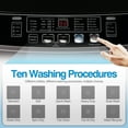 thumbnail image 6 of Full Automatic Washing Machine with LED Display, 20 lbs Portable Washing Machine, 10 Washing Programs & 8 Water Levels Selections, Grey, 6 of 12