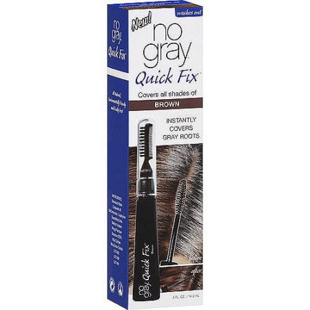 No Gray Quick Fix Brown Touch-Up Gray Waterproof (Best Gray Hair Cover Up)